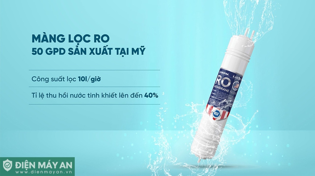 Máy lọc nước RO Karofi KAQ-D36S 11 lõi